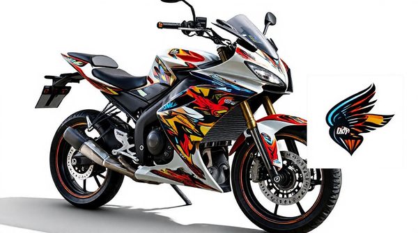 Transform your motorcycle's appearance with eye-catching sticker kits